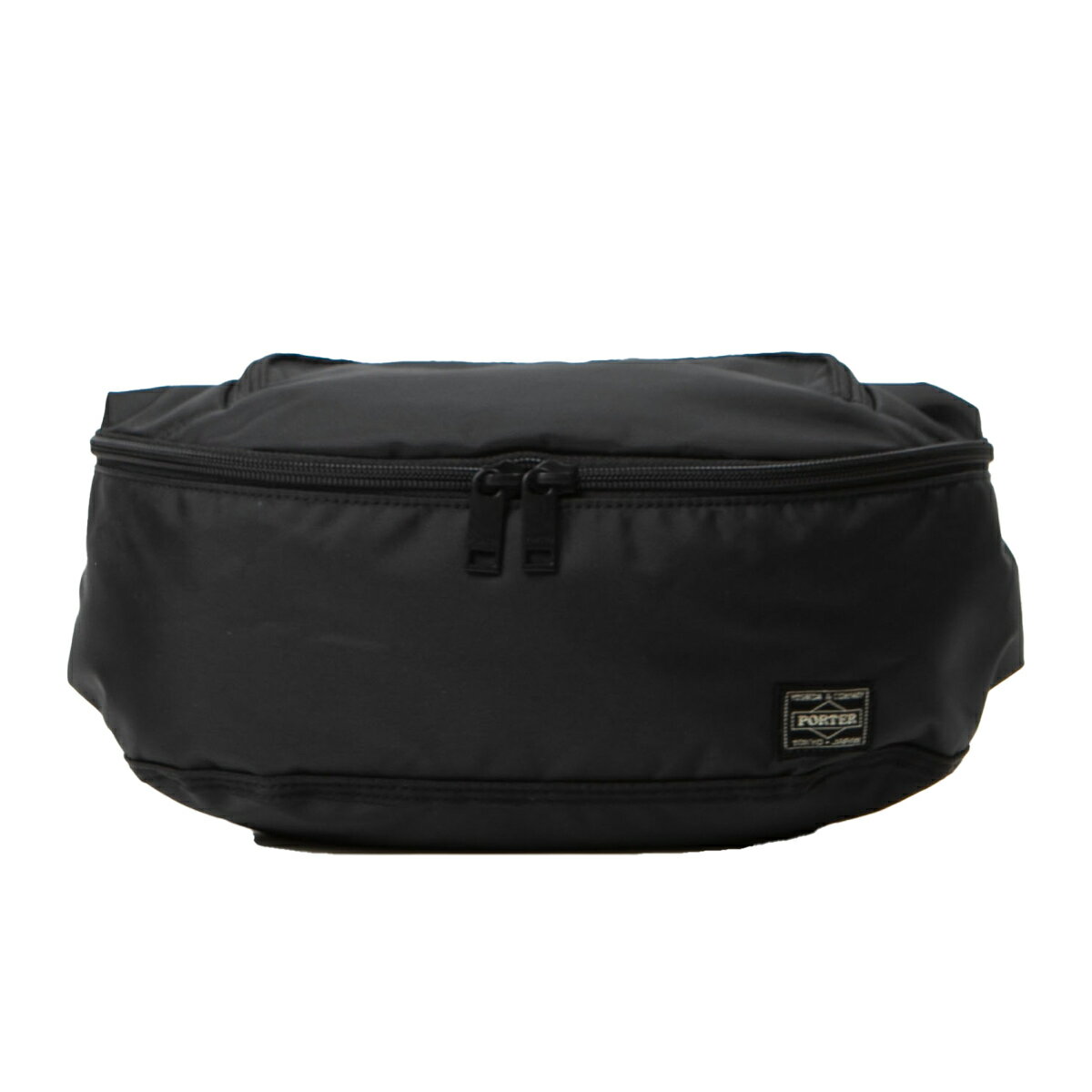 ウエストバッグ ポーター フラッシュ ウエスト バッグ(L) 689-05952 PORTER FLASH 吉田鞄 WAIST BAG クロスボディ ショルダー シンプル ミリタリー 軽量 A5 ボンディング ナイロン メンズ レディース ユニセックス MADE IN JAPAN 日本製 lyd68905952-0010 BLACK ブラック 黒