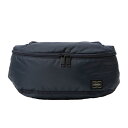 ポーター フラッシュ ウエスト バッグ(L) 689-05952 PORTER FLASH 吉田鞄 WAIST BAG クロスボディ ショルダー シンプル ミリタリー 軽量 A5 ボンディング ナイロン メンズ レディース ユニセックス MADE IN JAPAN 日本製 lyd68905952-0060 NAVY ネイビー 紺