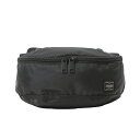 ポーター フラッシュ ウエスト バッグ(S) 689-05953 PORTER FLASH 吉田鞄 WAIST BAG クロスボディ ショルダー シンプル ミリタリー 軽量 小型 ボンディング ナイロン メンズ レディース ユニセックス MADE IN JAPAN 日本製 lyd68905953-0010 BLACK ブラック 黒