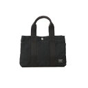 ポーター ペイント トート バッグ 716-06632 PORTER PAINT 吉田鞄 TOTE BAG 通勤 通学 シンプル 横型 カジュアル 小さめ コンパクト 帆布 ボーダー キャンバス A5 メンズ レディース ユニセックス MADE IN JAPAN 日本製 lyd71606632-0010 BLACK ブラック 黒