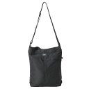 ポーター マイル ショルダー バッグ 754-15114 PORTER MILE 吉田鞄 SHOULDER BAG 通勤 通学 ショルダー クロスボディ ナイロン コットン ツイル シンプル ヴィンテージ 経年変化 ワーク ミリタリー 縦長 A4 MADE IN JAPAN 日本製 lyd75415114-0010 BLACK ブラック 黒