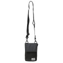 ポーター スイッチ ショルダーポーチ 874-04681 PORTER SWITCH 吉田カバン 鞄 SHOULDER POUCH BAG クロスボディ シンプル スマホ 斜めがけ 小型 ミニ コットン カジュアル 撥水 メンズ レディース ユニセックス MADE IN JAPAN 日本製 lyd87404681-0010 BLACK ブラック 黒