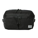 ポーター スマホショルダー メンズ ポーター スイッチ ウエストバッグ 874-19676 PORTER SWITCH 吉田カバン 鞄 WAIST BAG クロスボディ シンプル スマホ ショルダー 斜めがけ A5 コットン 撥水 メンズ レディース ユニセックス MADE IN JAPAN 日本製 lyd87419676-0010 BLACK ブラック 黒