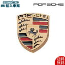 【 ポルシェ 純正 即日発送 】 ピン バッジ ポルシェクレスト モチーフ ポルシェグッズ Porsche オリジナル アクセサリー【 メール便 全国 送料無料 】