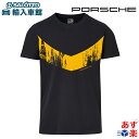 楽天イルサ楽天市場店【 ポルシェ 純正 】メンズ Tシャツ コレクターズ GT4 クラブスポーツ 限定 No.15 718 ケイマン ブラック イエロー スポーツ ジム アウトドア ゴルフ Porsche オリジナル アクセサリー