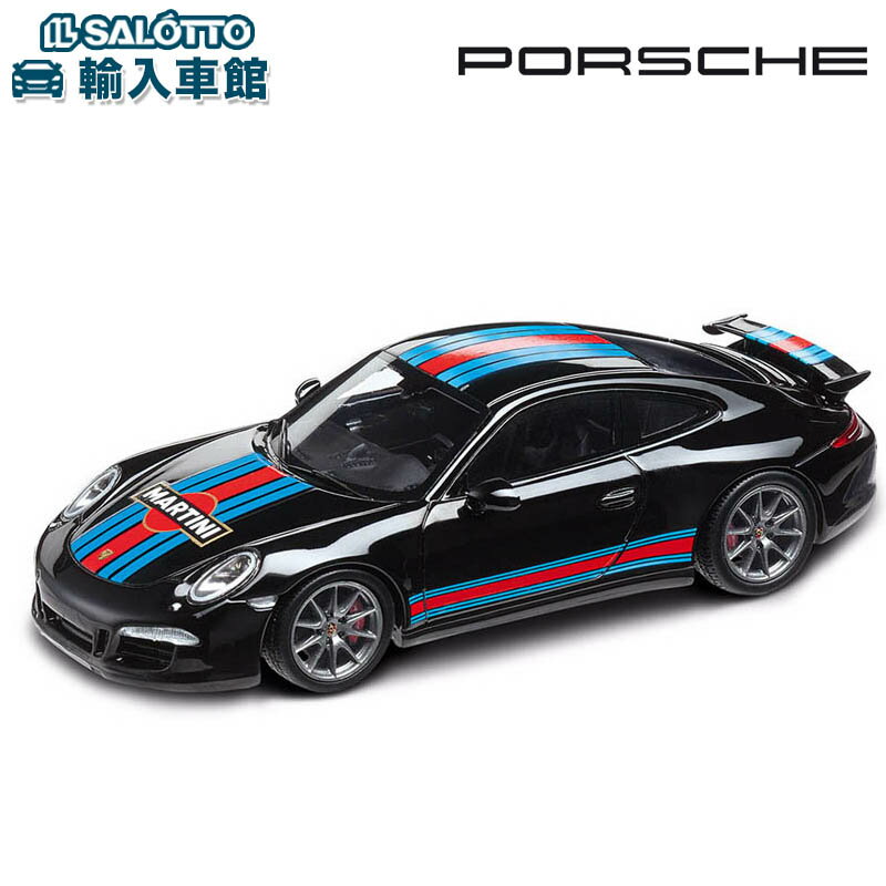  モデルカー 911 カレラS ブラック エアロキットカップ マルティーニ レーシング スケール 1：43 スパーク社製 CARRERA MARTINI ミニカー トイカー Porsche オリジナル アクセサリー