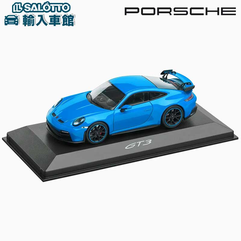 【 ポルシェ 純正 即日出荷 】モデルカー 911 GT3 992 シャークブルー 1/43 スケール 完成品 ミニチャンプス コレクション ミニカー トイカー 模型 Minichamps ブルー 青 インテリア ギフト プレゼント Porsche オリジナル アクセサリー