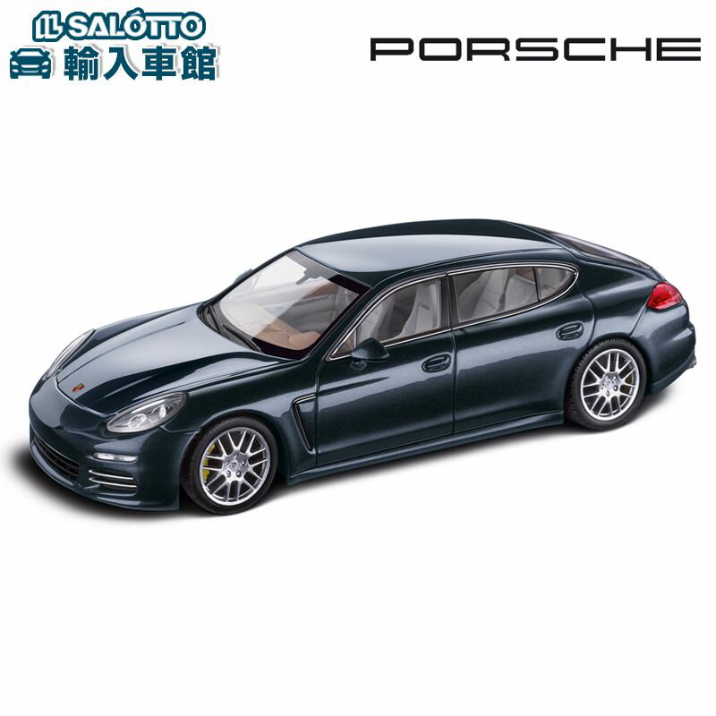 【 ポルシェ 純正 】 モデルカー パナメーラ 4S ロング ダークブルーメタリック スケール 1：43 PANAMERA 完成品 ミニカー トイカー コレクション Porsche Design オリジナル アクセサリー