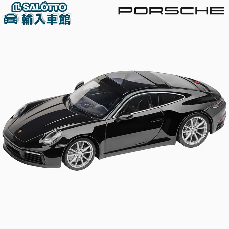 【 ポルシェ 純正 即日出荷 】 モデルカー 911 カレラ 4S 992 ブラック 1/18 スケール ミニチャンプス Minichamps ミニカー 完成品...