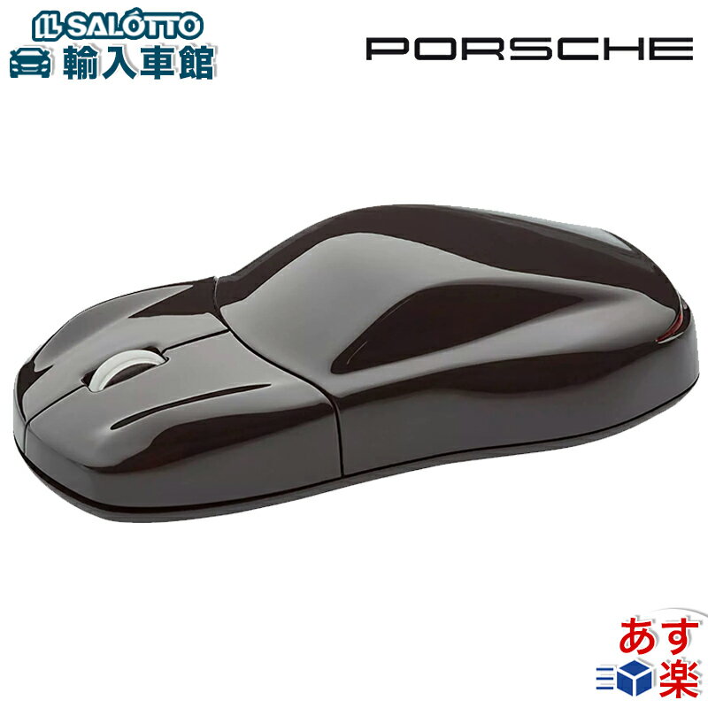 【 ポルシェ 純正 】ワイヤレス マウス グロスブラック Bluetooth 簡単接続 パソコン PC 周辺機器 テールライト Porsche オリジナル アクセサリー