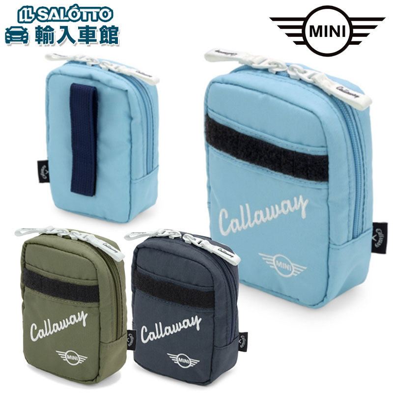 【 BMW MINI 純正 】ユーティリティ ケース キャロウェイ ブルー カーキ ネイビー ポーチ マーカー ボール グローブ バッグ Callaway ゴル...