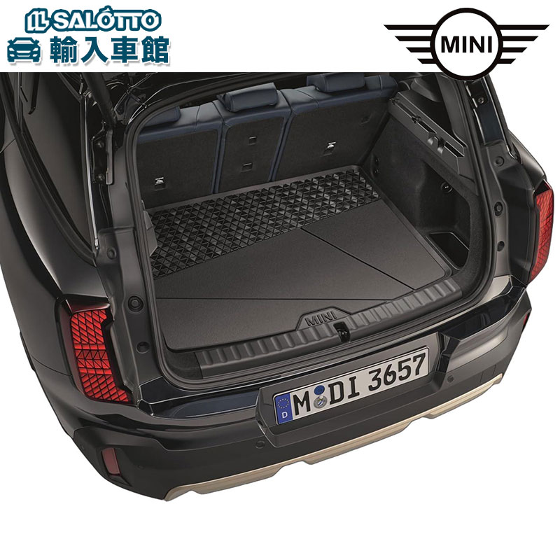【BMW MINI 純正 】 U25 ラゲッジ ルーム マット カントリーマン 2023年11月～ ブラック ラゲージ トランク 荷室 荷台 保護 カバー 黒 ビーエムダブリュー ミニ オリジナル アクセサリー