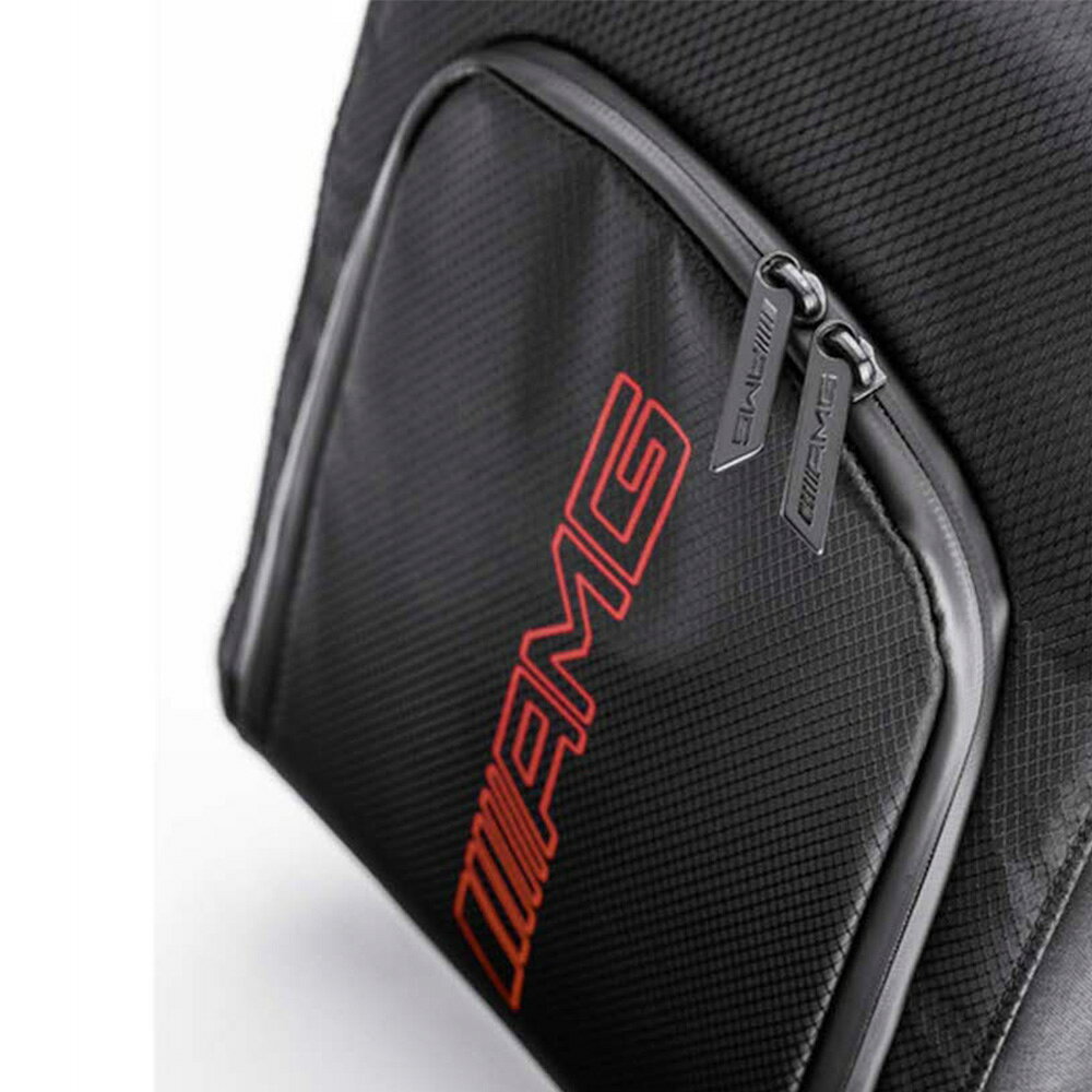 【 ベンツ 純正 】シューズ ケース AMG ゴルフ 約24×14×38cm ブラック レッド ファ...