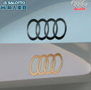 【 AUDI 純正 】 e-tron ステッカー フォーリングス 2枚セット 約150×52mm ブロンズ ブリリアント ブラック 転写式 黒 金 転写 タイプ...