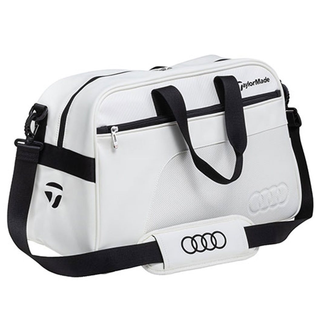 【中古】Audiボストンバッグ(ホワイト) 楽天市場】【 AUDI 純正 】ボストン バッグ テーラーメイド コラボ