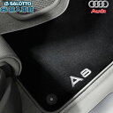 【 AUDI 純正 】A8 2018年〜 左ハンドル用 ベロア フロアマット 4N D5系 ブラック フロント フロアー マット アウディ オリジナル アクセサ...