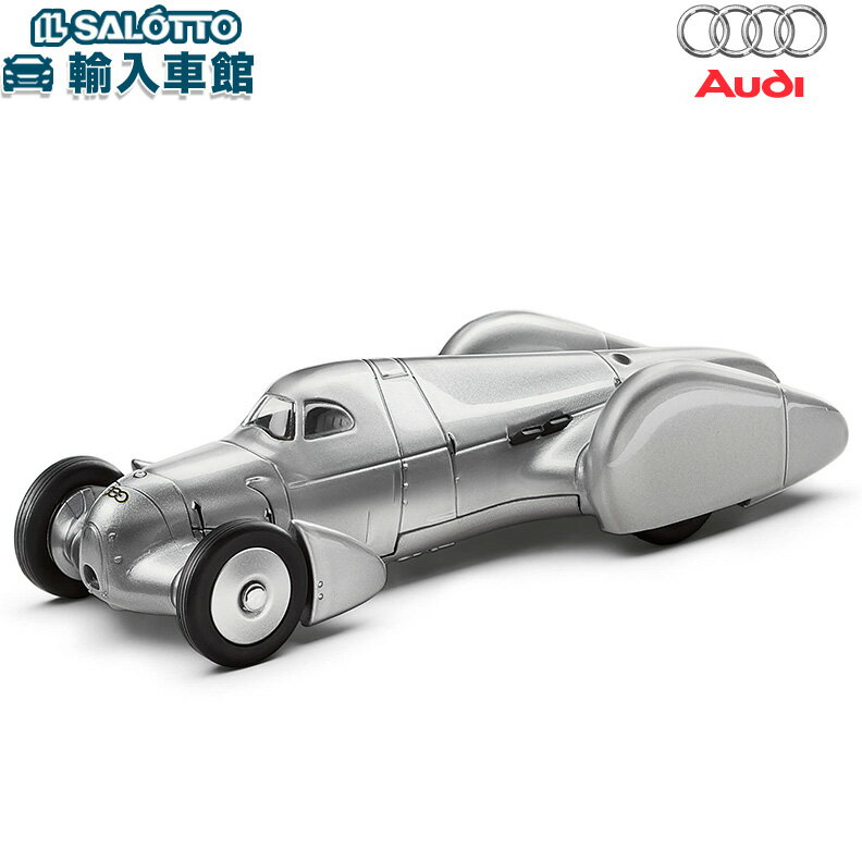 【 AUDI 純正 】モデルカー アウトウニオン タイプB ルッカ 1/43 モデル シルバー ドイツ ミニカー ブランド ミニチャンプス ミニチュアカー Auto Union Lucca アウディ オリジナル アクセサリー