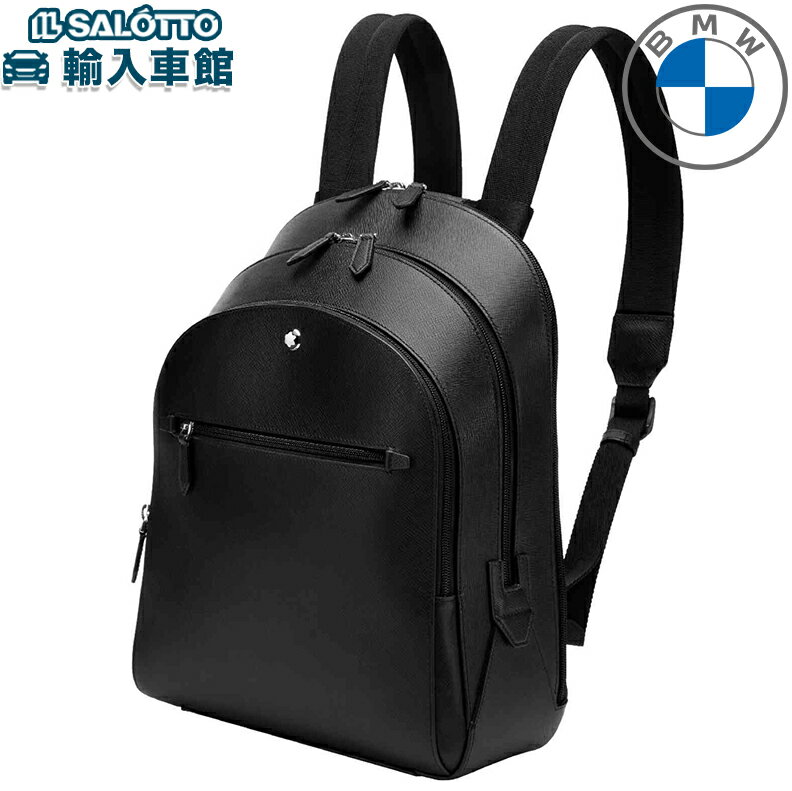 【 BMW 純正 】バックパック サフィアーノ モンブラン コラボ レザー ブラック MONTBLANC for BMW サイズ調整可能 牛革 革 メンズ レデ...