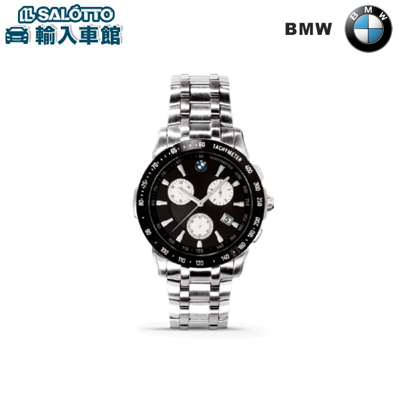 【 BMW 純正 お買い物マラソンクーポン 対象 】 スポーツ クロノグラフ / ブラック 腕時計 ウォッチ