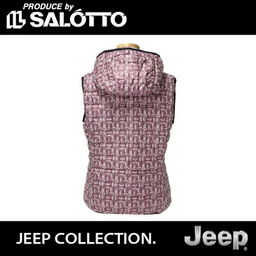 【 JEEP 純正 クーポン対象 】 Jeep® リアルダウンベスト ( Women ) レディース サイズ：M-L / フード付きリアルダウンベスト リバーシブル ジープ コレクション ロゴ入り