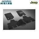 【 JEEP 純正 即日出荷 】フロアマット プレミアム JK ラングラー 2ドア 2007〜2017年 ブラック フロアー マット カーペット ジープ アクセ...