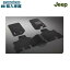 【 JEEP 純正 即日出荷 】フロアマット プレミアム JK ラングラー 2ドア 2007〜2017年 ブラック フロアー マット カーペット ジープ アクセサリー