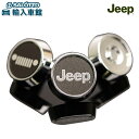 【 JEEP 純正 】ナンバー プレート ロック ボルト 前後セット ロゴ入り JL ラングラー BU BV レネゲード MP コンパス 5代目 WL グランド...