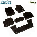 【 JEEP 純正 】グランドチェロキー L 2021年〜 フロアマット 6人乗用 1車分 5代目 WL75 右ハンドル用 フロント リア 2列目左右 センター...