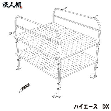 『 荷室革命 』 ハイエース 200系 職人棚 フラット棚2段セット デラックス DXの荷室の常識を劇的に変える! ルーフキャリアの代わりに車内収納 200 ハイエース専門店 レジアスエース 1型 2型 3型 4型 5型 DXベッドキット パーツ
