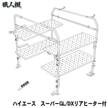 『 荷室革命 』 NV350 キャラバン 棚を左右に2段 プレミアムGX の荷室を劇的に変える！ 職人棚 ルーフキャリア の様に 長尺 車内収納 E26系 日産 ロング 新型 ライダー カスタム オプション パーツ カバー 内装 車中泊 ベッドキット