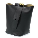 〈P5倍〉【スーパーSALE割引】ロエベ/LOEWE "ペブル バケットバッグ ミディアム(スムースカーフ) " アナグラムペブルクロージャー・3way ワンショルダー&クロスボディ&ハンドバッグ(ブラック) AANBBBWX01 1100/BLACK