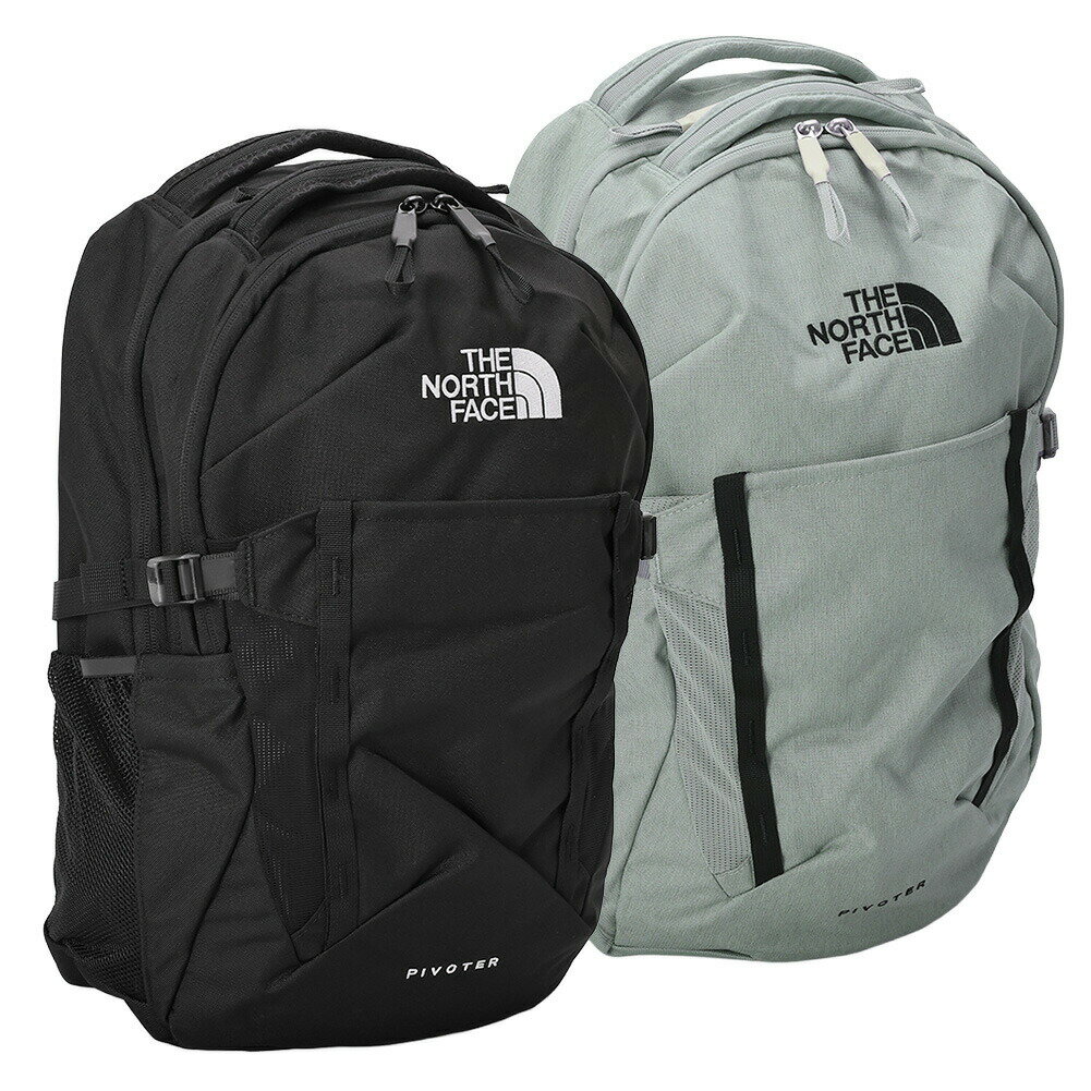 ＼ポイント5倍／ ザ・ノースフェイス／THE NORTH FACE "PIVOTER・ピボター" バックパック・リュックサック・デイパック(ブラック・ミッドグレーダークヘザー) NF0A3VXD 4H01・AIE1／TNF BLACK-NPF・MID GREY DARK HEATHER[返品OK]