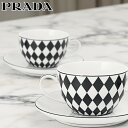 プラダ/PRADA ”ポーセリン ティーカップ 2点セット