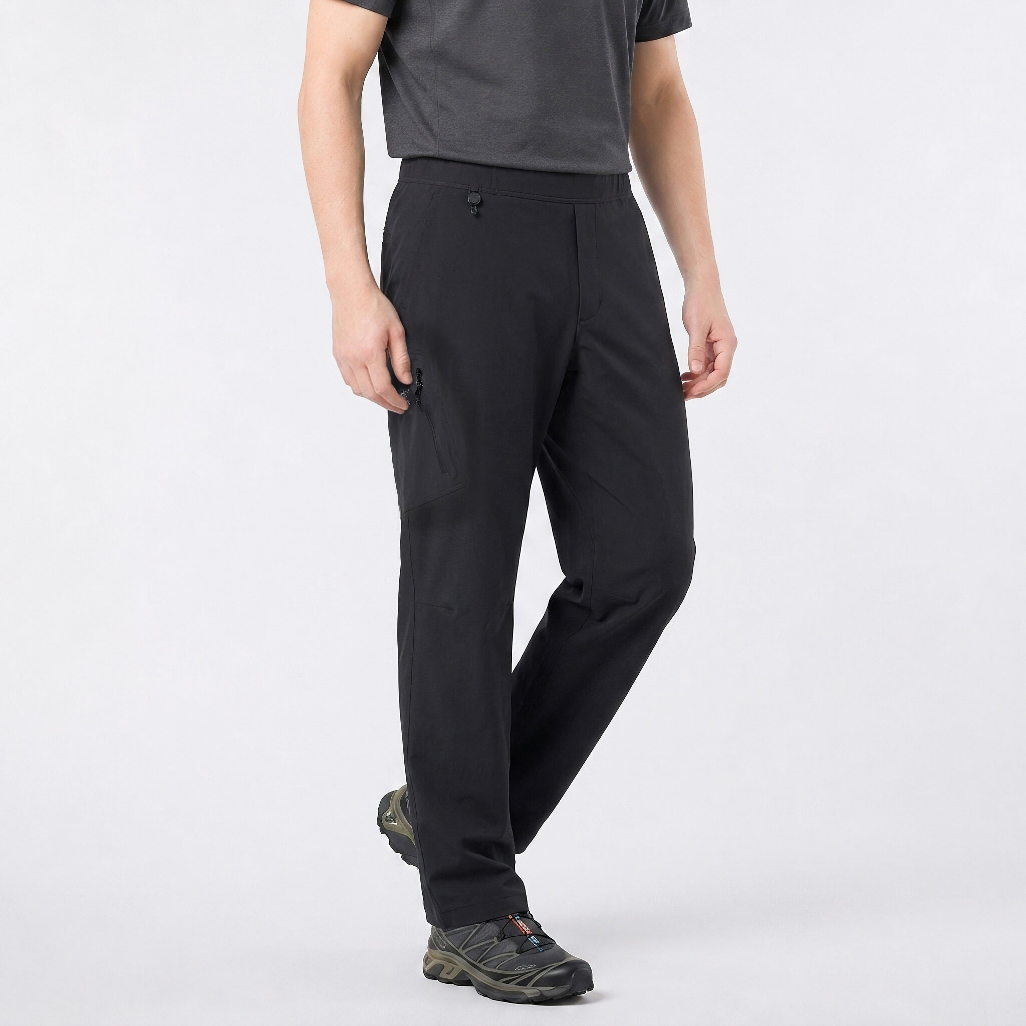 [쿠폰 5%OFF] 아크테릭스/ARC'TERYX 트레이닝 웨어 클라이밍 팬츠 맨즈 경량 나일론 릴렉스 피트 락 클라이밍 볼더링 “KONSEAL PANT M 콘실 팬츠” (블랙) X000010299/BLACK[반품 OK]