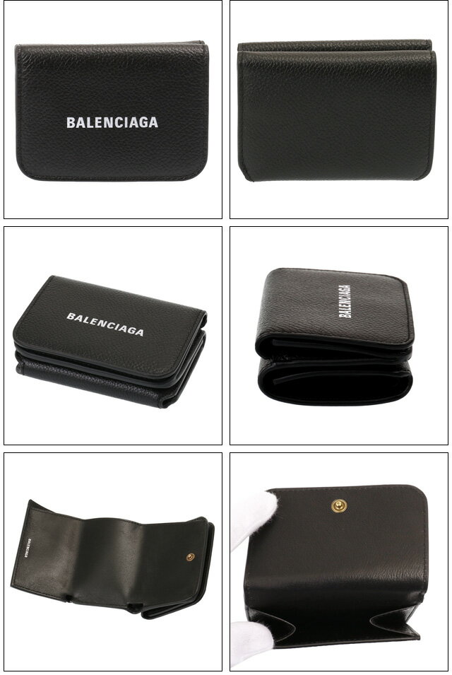 購入の正規品 BALENCIAGAコンパクトウォレット　グレー【タイムセール】 折り財布