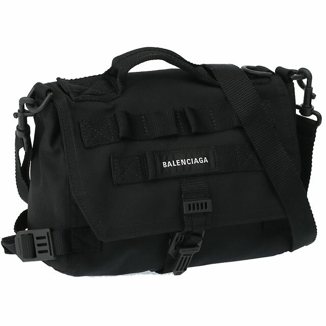 ショルダーバッグ 【クーポン5%OFF】バレンシアガ／BALENCIAGA "ARMY MESSENGER S・アーミーメッセンジャーS"斜め掛けショルダーバッグ(ブラック) 656106 2BKPI 1000／BLACK