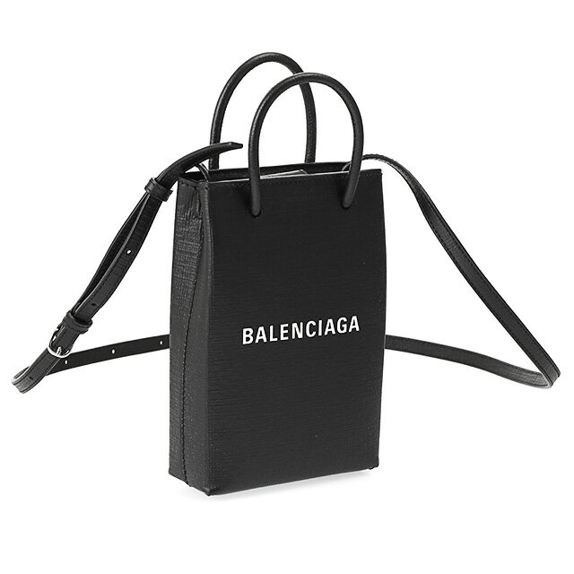 バレンシアガ バッグ レディース（売れ筋ランキング） 【タイムSALE＆クーポン5%OFF】バレンシアガ／BALENCIAGA "SHOPPING PHONE HOLD・ショッピングフォン ホールド"スマホショルダー・斜め掛けポシェット・ショルダーバッグ(ブラック) 757773 0AI2N 1000／BLACK