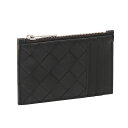 ボッテガヴェネタ 【クーポン5%OFF】ボッテガヴェネタ／BOTTEGA VENETA"イントレチャート ファスナーカードケース"カードスリット付きコインケース(ブラック) 755985 VCPQ3 8803／BLACK