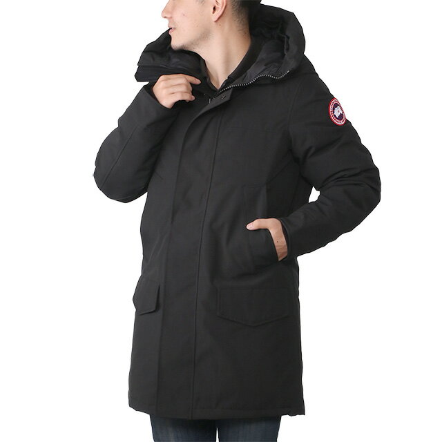 【P5倍】カナダグース／CANADA GOOSE LANGFORD PARKA ラングフォードパーカー メンズダウンジャケット(ブラック)2052M 61／BLACK／SLIM FIT