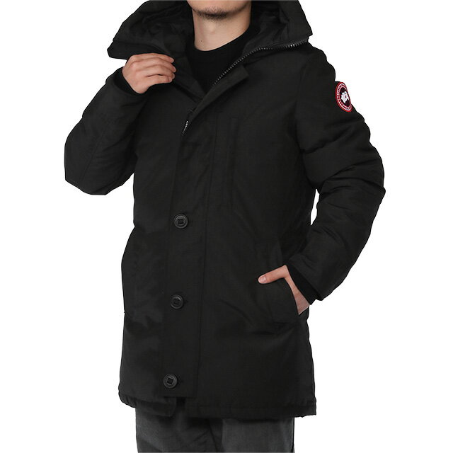 【P5倍】カナダグース ブラックレーベル／CANADA GOOSE BLACK LABEL CHATEAU PARKA シャトーパーカー ダウンジャケット(ブラック) 2053M 61／BLACK／CLASSIC FIT