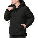 カナダグース 【P5倍】カナダグース・ブラックレーベル／CANADA GOOSE・BLACK LABEL "MACMILLAN PARKA・マクミランパーカー"メンズフード付きダウンジャケット(ブラック) 2080MB 61／BLACK