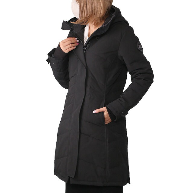 【6月目玉&クーポン5%OFF】カナダグース・ブラックレーベル／CANADA GOOSE・BLACK LABEL"LORETTE PARKA・ロレッタ パーカー" レディース ダウンジャケット(ブラック) 2090WB 61／BLACK