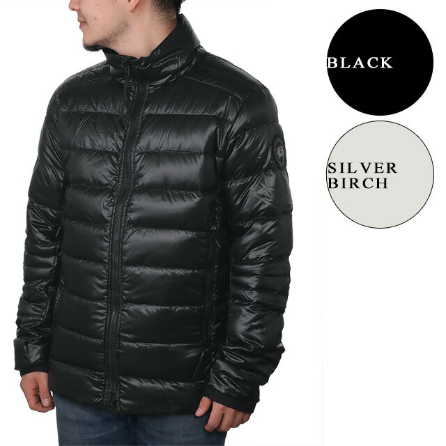 【目玉商品＆クーポン5%OFF】カナダグース・ブラックレーベル／CANADA GOOSE・BLACK LABELCROFTON DOWN JACKET・クロフトンダウンジャケット"メンズ パッカブルライトダウンジャケット(ブラック・シルバー) 2228MB 61・200