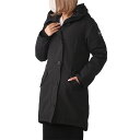 【5月目玉&クーポン5%OFF】カナダグース・ブラックレーベル／CANADA GOOSE・BLACK LABEL "ROSSCLAIR PARKA・ロスクレアパーカー"レディースダウンジャケット・ダウンコート(ブラック) 2580WB 61／BLACK／SLIM FIT