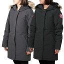 【アウター新作早割】カナダグース/CANADA GOOSE"VICTORIA PARKA・ヴィクトリアパーカー"FUSION FIT・ファー付きレディースダウンジャケット(グレー・ネイビー)3037L 66・67/GRAFITE・NAVY