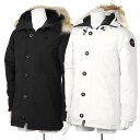 【アウター新作早割】カナダグース/CANADA GOOSE"CHATEAU PARKA・BLACK LABEL・シャトーパーカー ブラックレーベル"ファー付きメンズダウンジャケット(ブラック・ホワイト)3426MB 61・828/BLACK・SNOW CAP