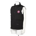 【アウター新作早割】カナダグース/CANADA GOOSE"FREESTYLE CREW VEST・フリースタイルクルーベスト"メンズダウンベスト(ブラック)4154M 61/BLACK