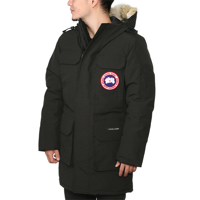 【クーポン5%OFF】カナダグース／CANADA GOOSE "CITADEL PARKA・シタデルパーカー"アークティク・テック・ファー付きダウンジャケット(ブラック) 4567M 61／BLACK／REGULAR FIT