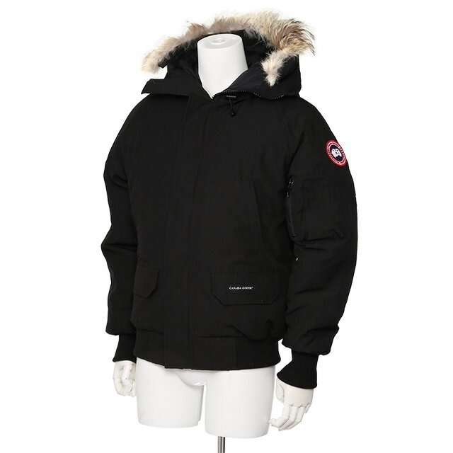 【PT5倍】カナダグース／CANADA GOOSE "CHILLIWACK BOMBER・チリワックボンバー"メンズファー付きショート丈ダウンジャケット(ブラック) 7999M 61／BLACKのサムネイル