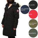 カナダグース ダウン レディース 【クーポン5%OFF】カナダグース／CANADA GOOSE "SHELBURNE PARKA・シェルバーンパーカー"ファー付きレディースダウンジャケット(ブラック・レッド・ミリタリーグリーン・グレー・ネイビー) 3802L 61・11・49・66・63／REGULAR FIT